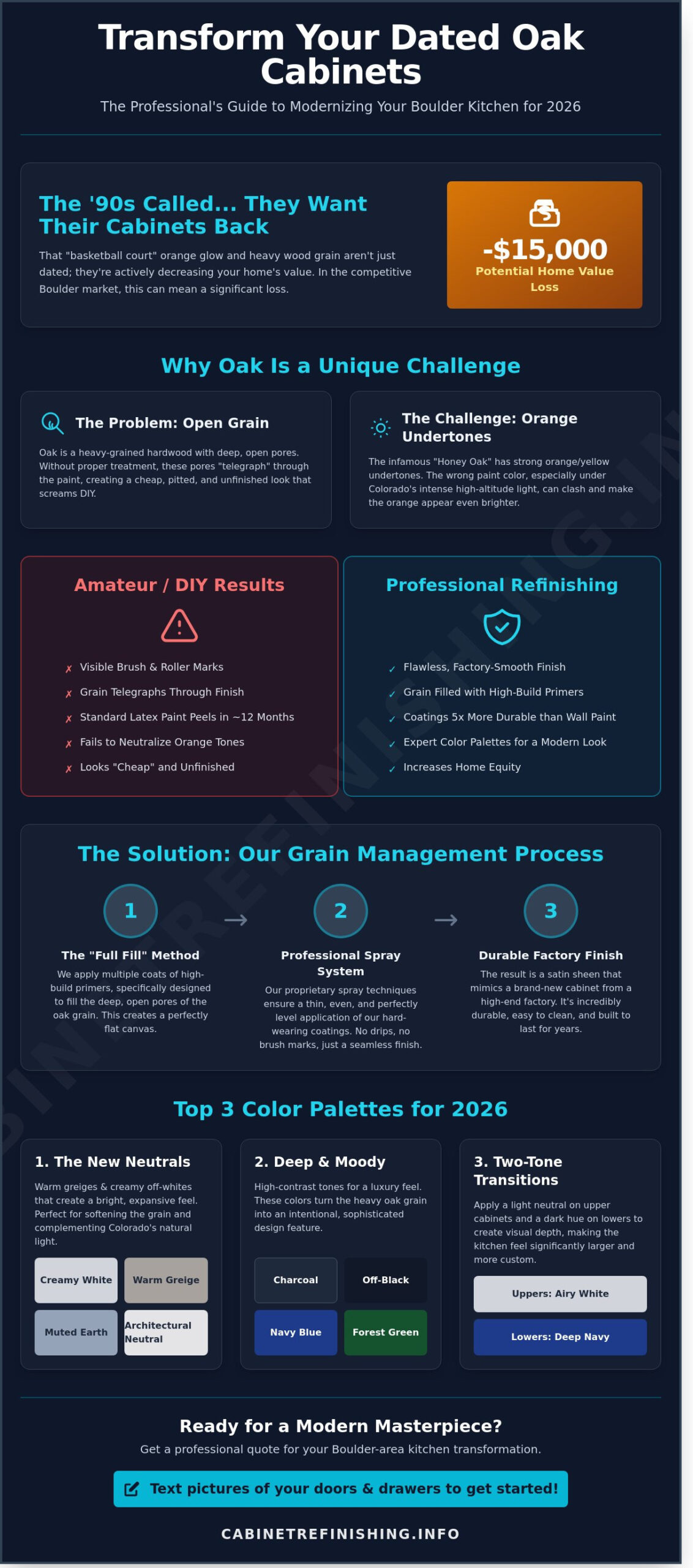 Best Paint Colors for Oak Cabinets: 2026 Design Guide for Boulder Homeowners