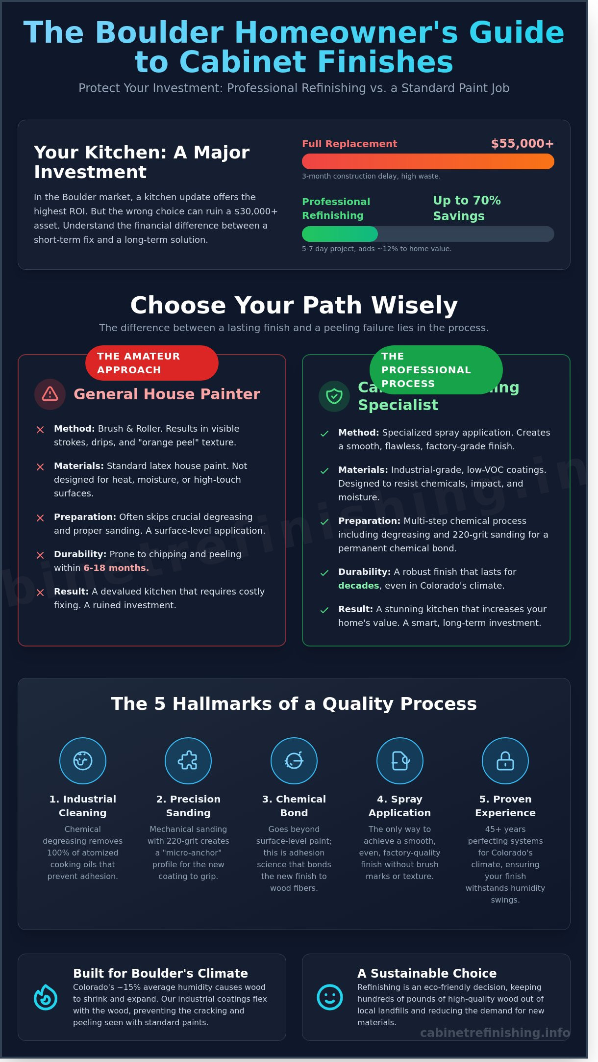 Boulder Cabinet Painting Services: A Homeowner’s 2026 Buying Guide