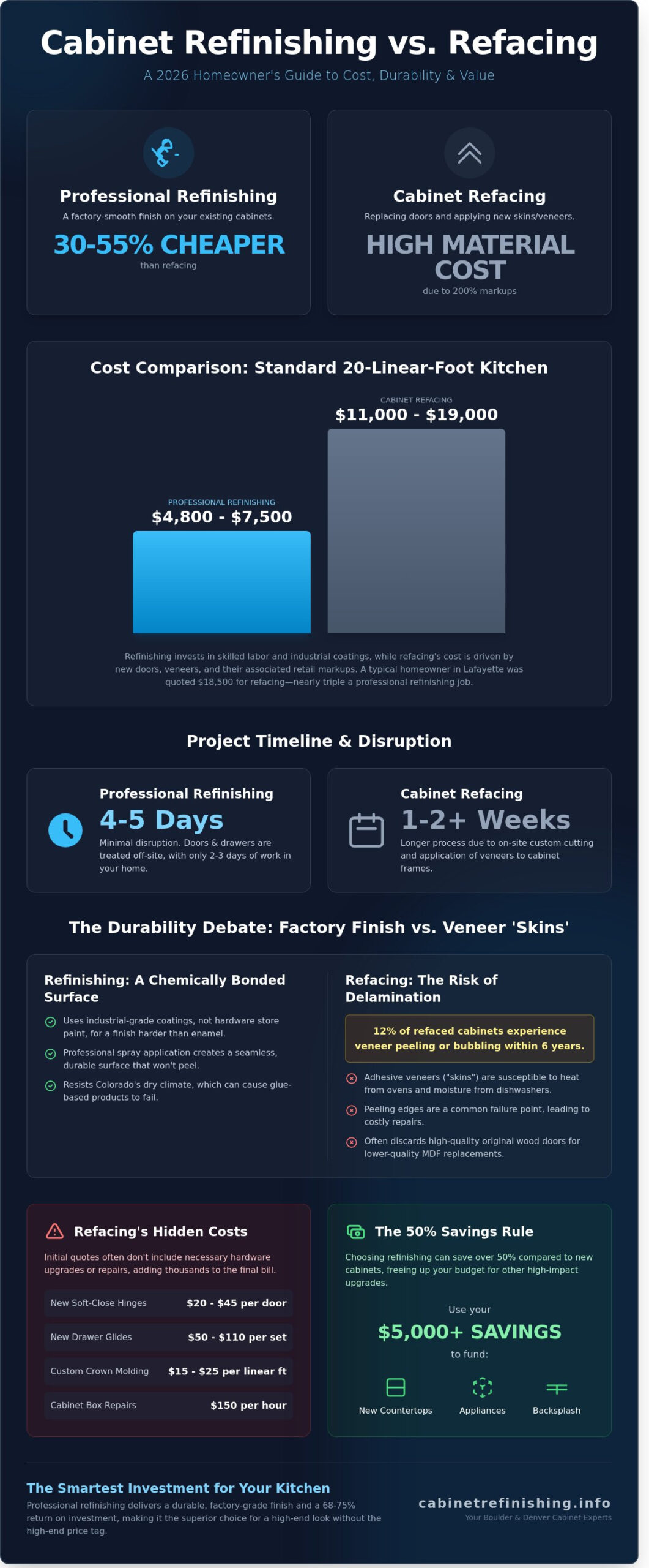 Is it Cheaper to Paint or Reface Cabinets? 2026 Cost Comparison