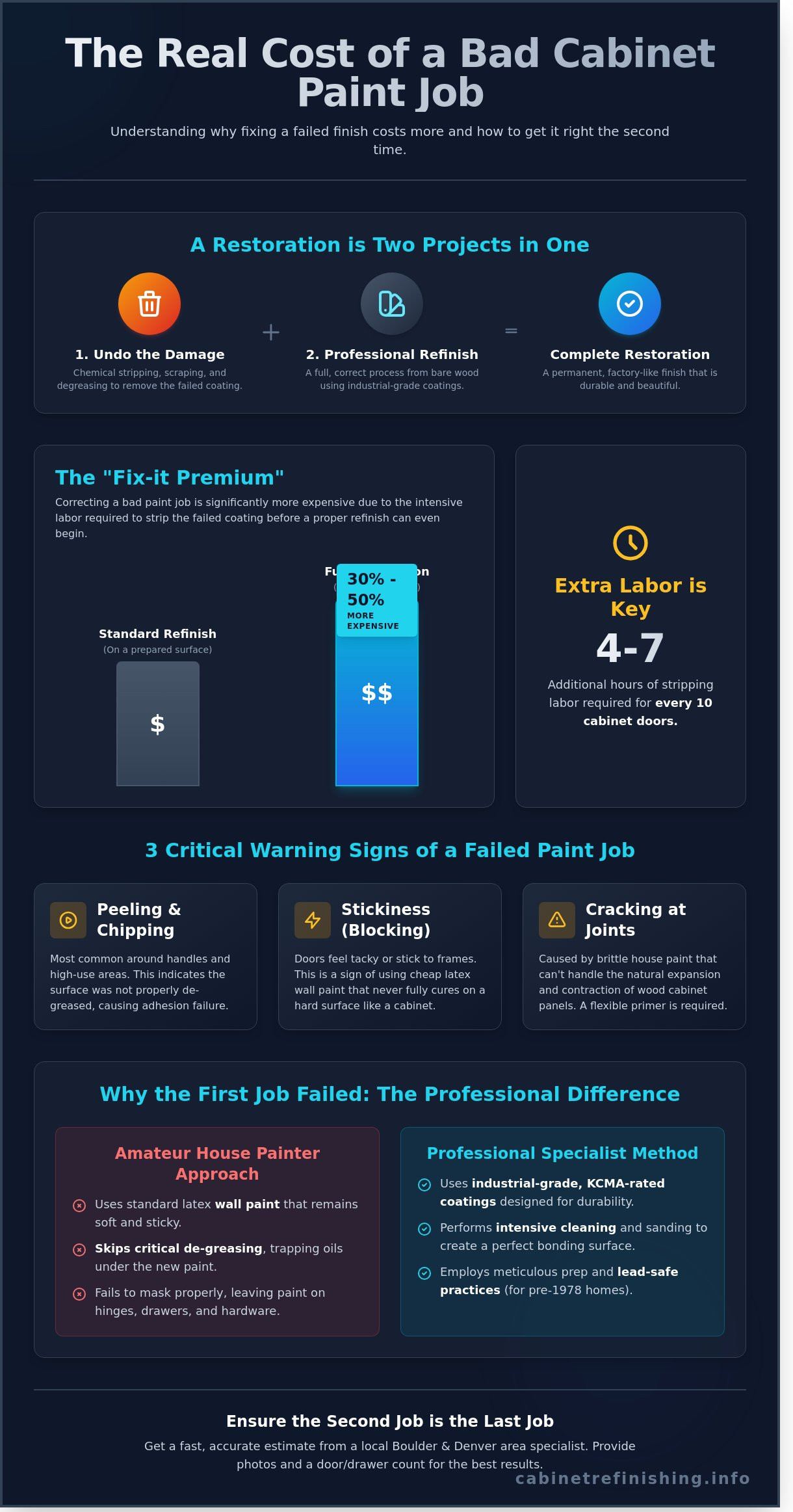 Cost to Fix a Bad Cabinet Paint Job: 2026 Pricing and Repair Guide
