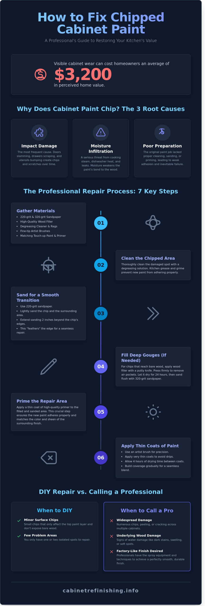 How to Fix Chipped Paint on Kitchen Cabinets: A Comprehensive Guide