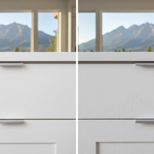 Spraying vs. Rolling Kitchen Cabinets: Which Finish is Right for Your Boulder Home?