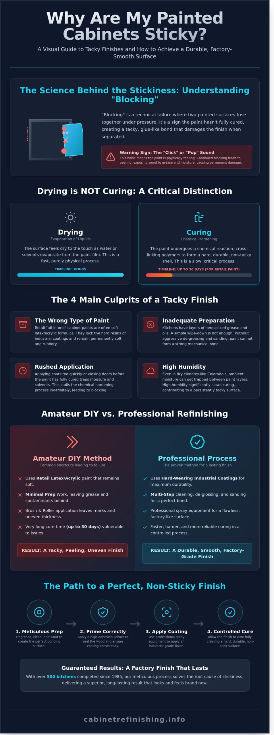 Why My Painted Cabinets Are Sticky: Causes, Fixes, and Professional Solutions