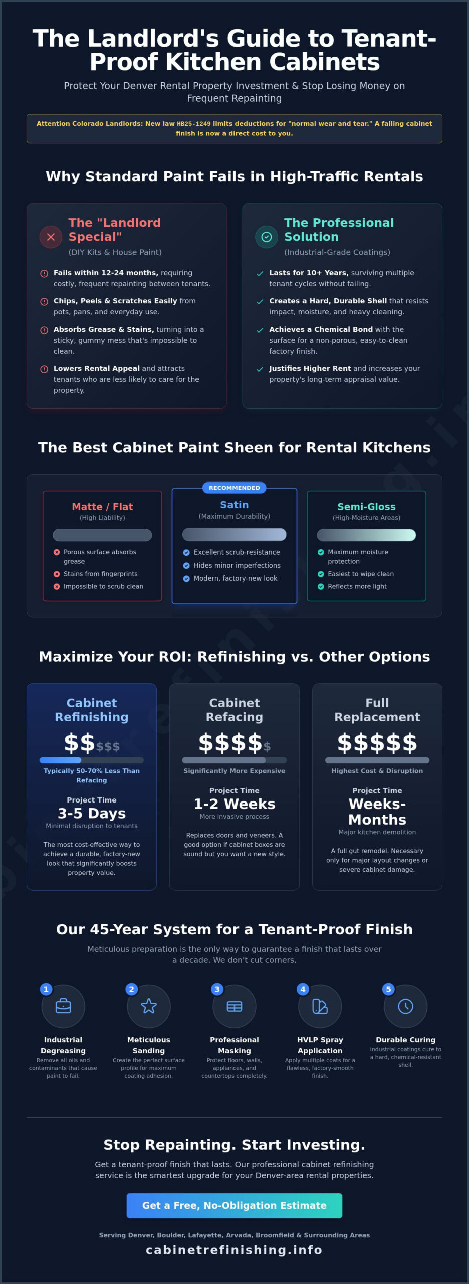 Durable Cabinet Finish for Tenants: The Landlord’s Guide to Long-Lasting Kitchens