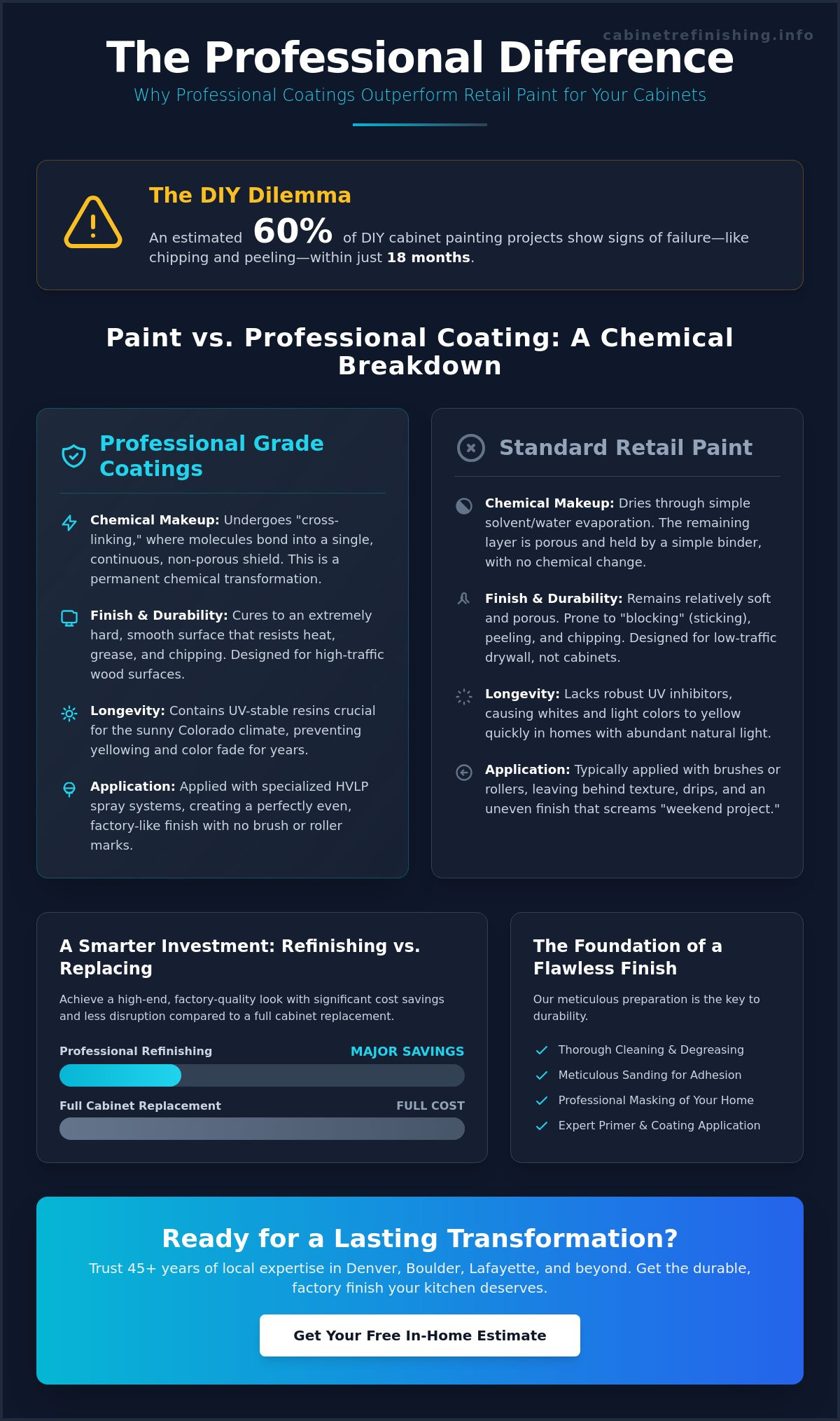 Professional Grade Cabinet Coatings: The Secret to a Durable Factory Finish